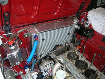 72 GTV w/ Aluminum Radiator/Cooler Installed
