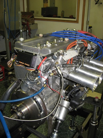 Engine during dyno tune